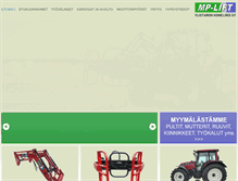 Tablet Screenshot of mp-lift.fi